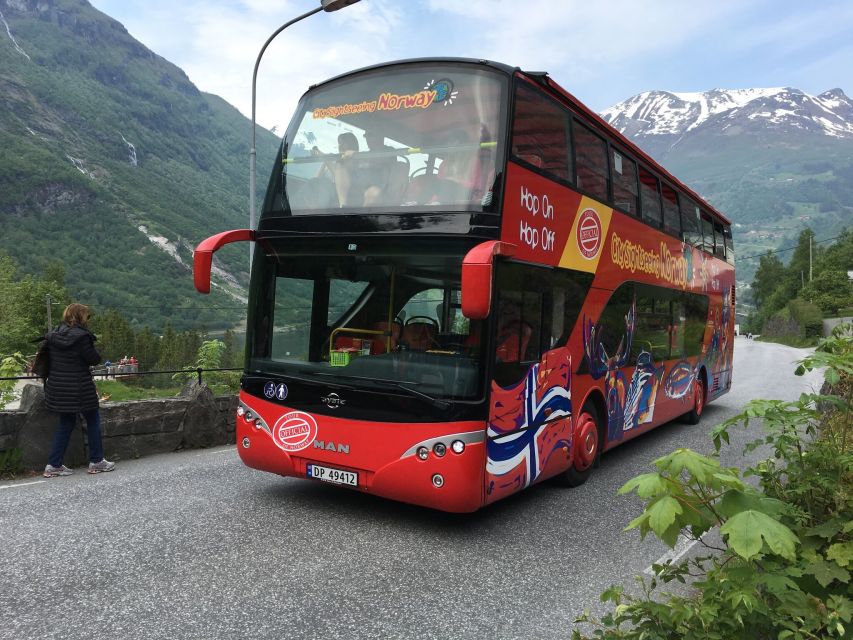 Geiranger: City Sightseeing Hop-On Hop-Off Bus Tour - Stop 1 at the Cruise Ship Terminal