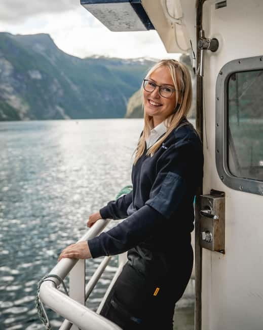 Geiranger: Fjord and Waterfalls Sightseeing Boat Trip - The Seven Sisters from the water