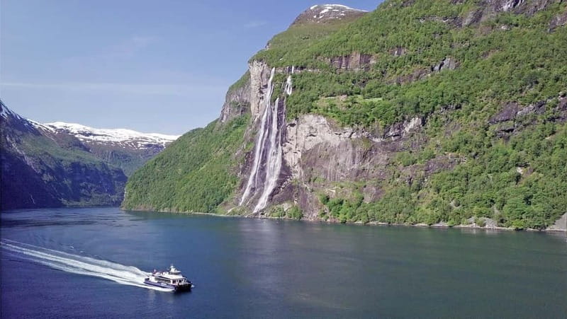 Geiranger: Fjord and Waterfalls Sightseeing Boat Trip - The Bridal Veil and The Suitor