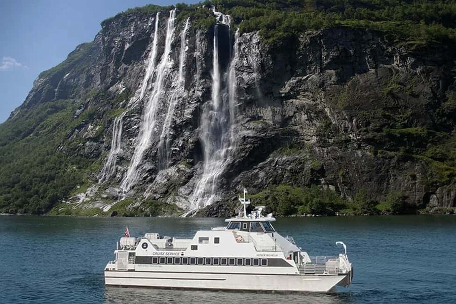 Geiranger Fjord Tour from Hellesylt (2 hours in Geiranger) - Cruising into Geiranger Fjord