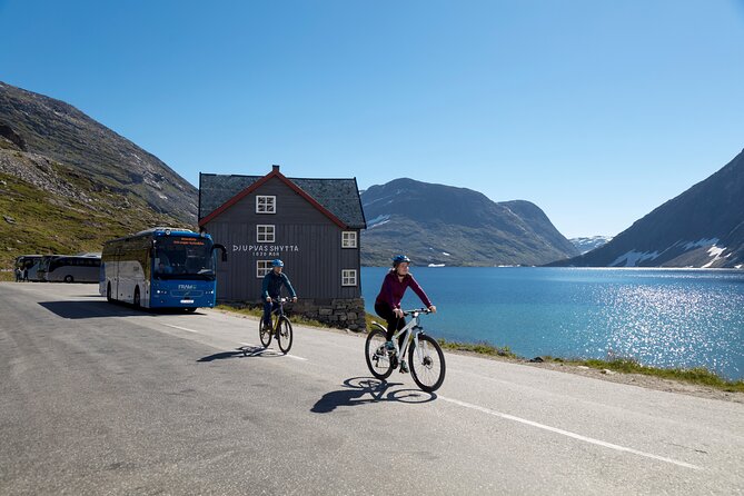 Geiranger: Sky to Fjord Downhill Biking Adventure - Blåfjell and Kvandalls waterfall bring the first rewards