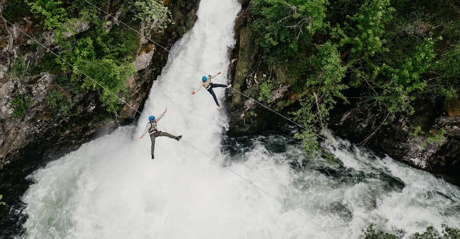 Geiranger: Zipline Park Experience - The via ferrata: the part that changes the day