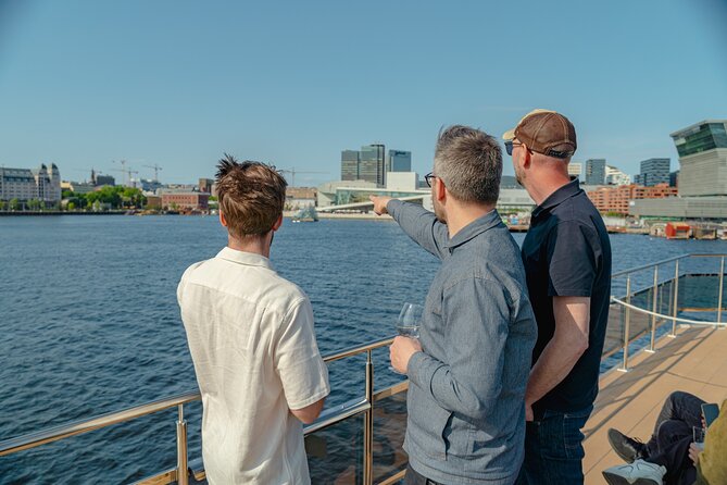 Guided Sightseeing Cruise on Oslofjord by Premium Silent Boat - Holiday homes and the narrow part of the fjord