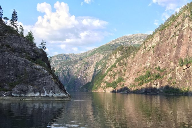GUIDED TOUR: Secrets of the Fjords - the Osterfjord and Mo, 6.5 hours - Mostraumen shows the force of the tide