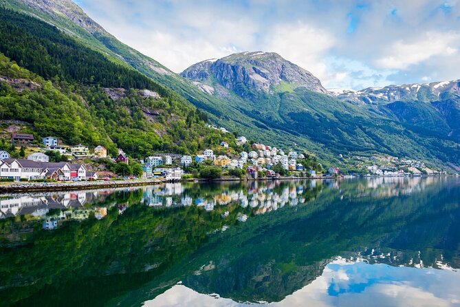 Guided tour to Hardanger Fjord, Waterfalls and Ferry Crossing - Trengereid viewpoint starts the day with a fjord panorama