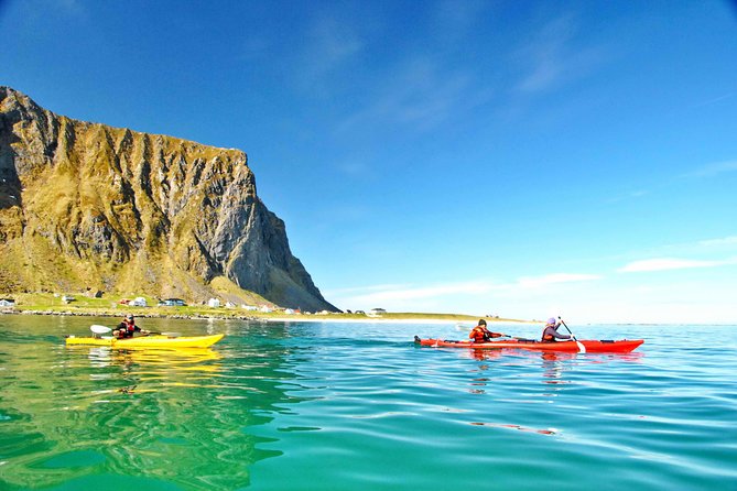 Half Day Kayak - Northern Explores AS - Starting at Eggum beach with a proper briefing