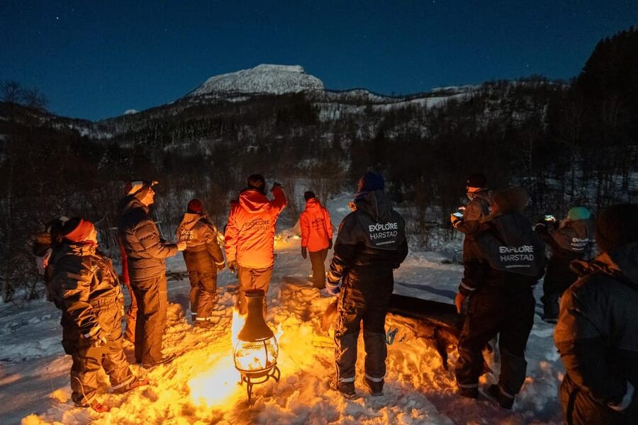Harstad: Northern Lights Hunt on Hinnøya Island - Crossing Hinnøya in search of clear sky
