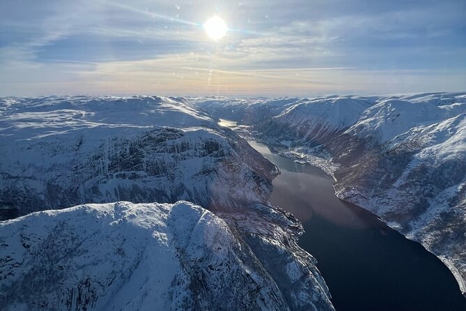 Helicopter Over Trolltunga and Waterfall Sightseeing from Bergen - The return stop at Steinsdalsfossen