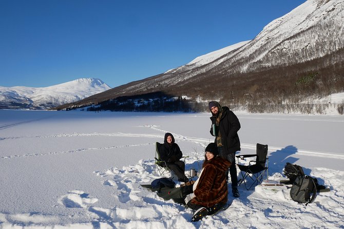 Ice Fishing On The Fjord - From central Tromsø to Ullsfjord
