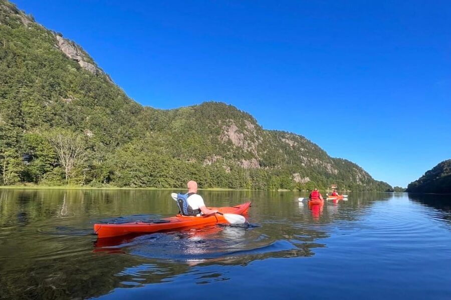 Kristiansand: Otra River Kayaking Adventure - Watching the river change toward Kristiansand