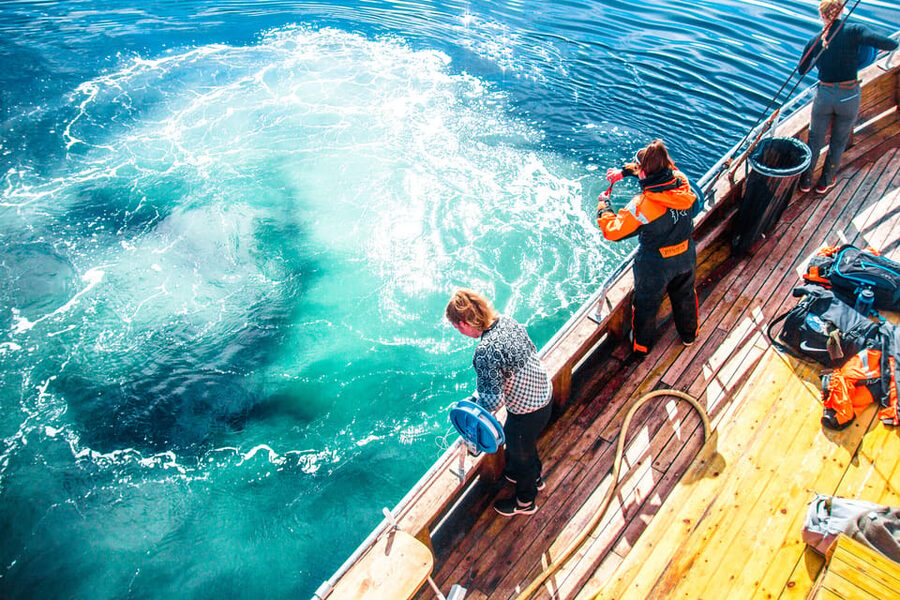 Lofoten: Traditional Fishing Trip - Learning to fillet your catch onboard
