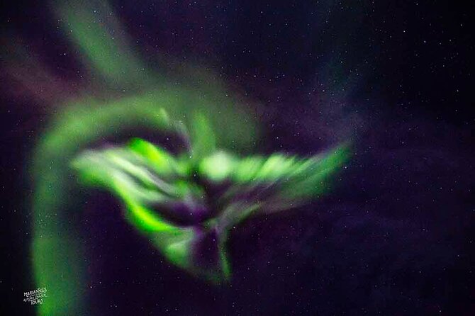 Marianne’s Heaven On Earth Aurora Chaser Tours - Driving through the Tromso Fjords after dark