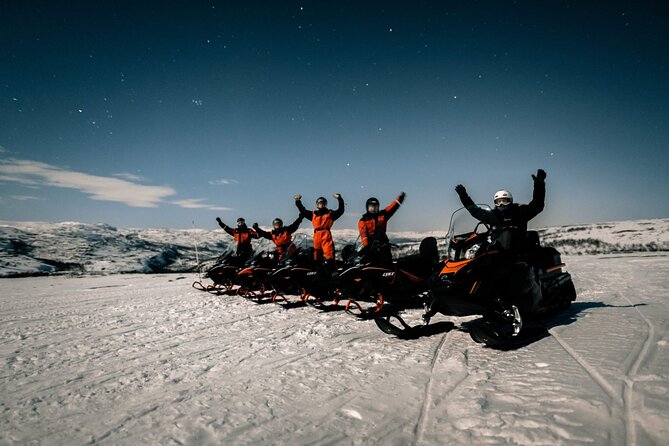 Northern Lights Adventure By Snowmobile - From Alta’s center to Gargia Valley