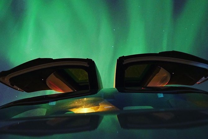 Northern lights - TeslaX Ecofriendly Car - Meeting at 7 p.m. in central Tromsø