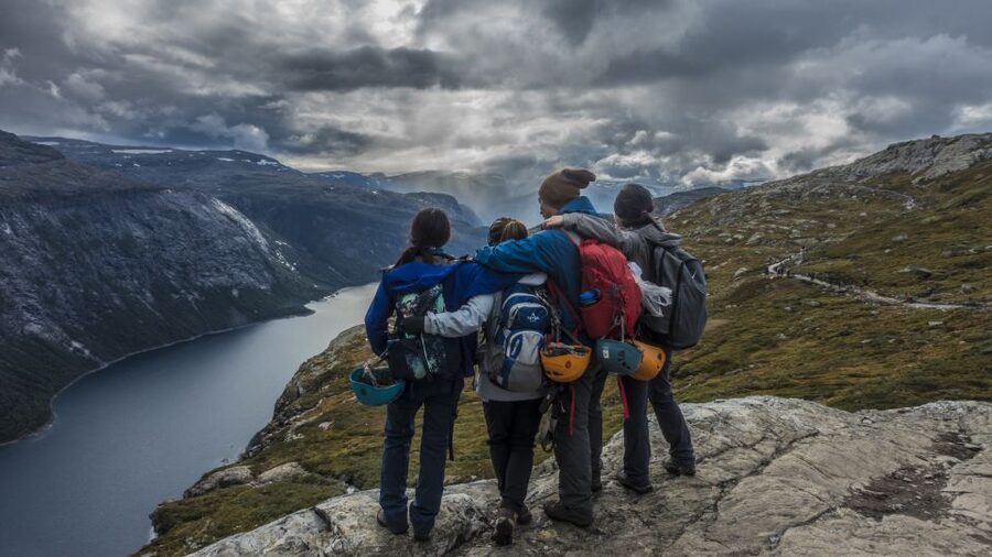 Odda: Full-Day Trolltunga Hiking, and Climbing Tour - Reaching Trolltunga