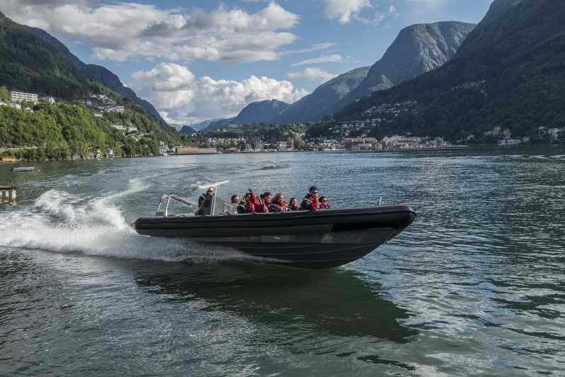 Odda: RIB Boat Tour on the Hardangerfjord - Leaving Odda harbor for the Hardangerfjord