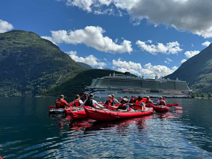 Olden: Experience Beginner-friendly Fjord Kayaking - From the cruise dock to the brown boathouse