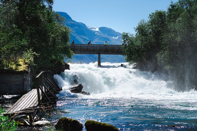 Olden: Fjord e-bike tour - Laukifossen brings the sound of the water
