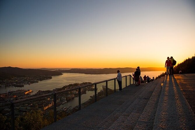 On Top of Bergen - Private Hike - Leaving Bergen behind at Strandkaien