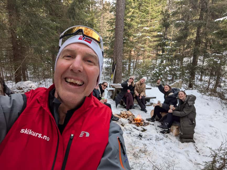 Oslo: 3-hour Cross Country trip with equipment and guide - The bonfire break and the Norwegian chocolate stop