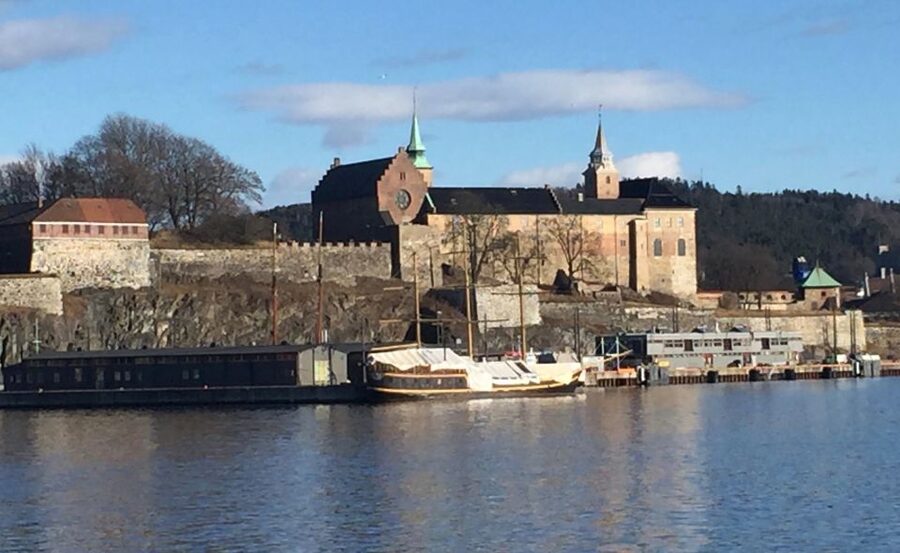 Oslo: City Walking Tour - The National Theater, Royal Palace, and University