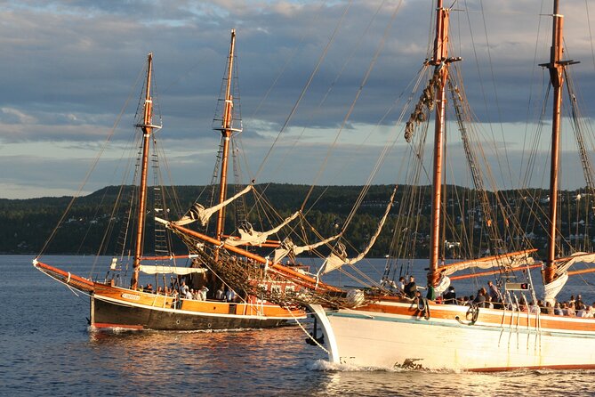 Oslo Fjord a Mini Cruise by Wooden Sailing Ship - Passing Akershus Fortress from the water