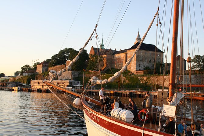 Oslo Fjord Evening Cruise with Shrimp Buffet on a Sailing Ship - The first hour, Oslo from the water