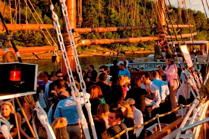 Oslo Fjord Evening Cruise with Shrimp Buffet on a Sailing Ship - What the three-hour route feels like