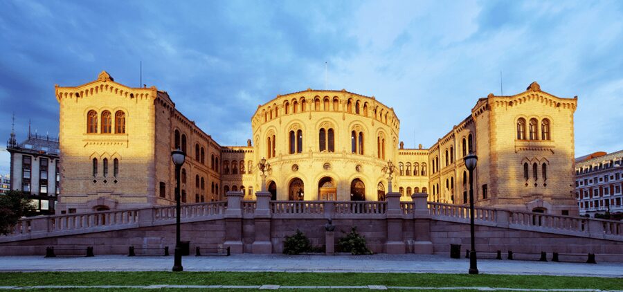 Oslo Self Guided Walking Tour with an APP - Walking toward the Opera House and Oslofjord