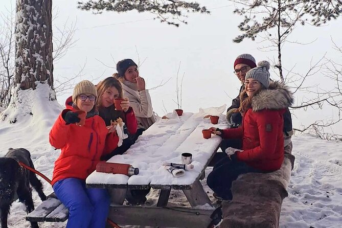 Oslo: Winter wonderland forest hike & campfire with a dog - Gjersjøen is where the morning slows down