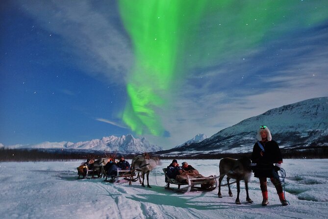 Overnight Stay with Reindeer Sledding & Feeding - Sleeping in the lavvu at Arctic temperatures