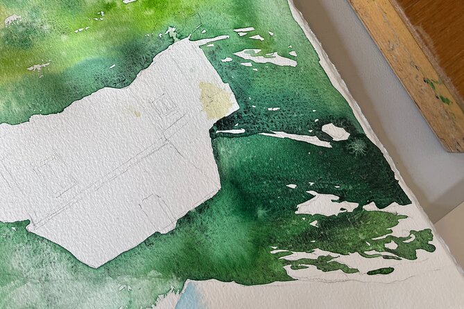 Paint Norwegian landscape with watercolor in Bergen - Why this is different from ordinary Bergen sightseeing