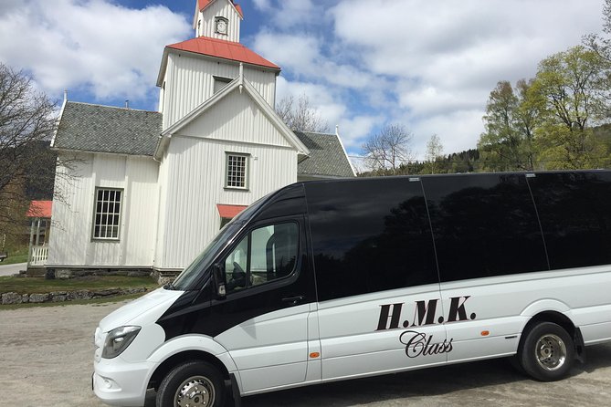 Private 5-hrs Oslo Exclusive Driverguide Luxury Limo/Van-Tour incl Museums - Opera House, Royal Palace, and central Oslo from the van