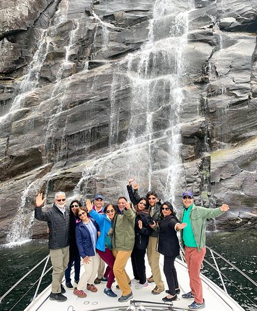 Private Fjord and waterfalls cruise to Modal- Mostraumen - Mo offers a welcome break on land