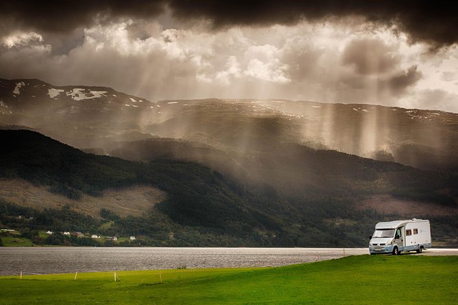 Private tour to Sognefjord and Flåm from Bergen, 24 hr refundable - Stegastein reaches high above Aurlandsfjord