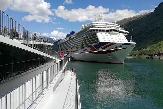 Private tour - Viking Village, Nærøyfjord Cruise and Flåm Railway - Aurlandsfjord leads you toward Flåm