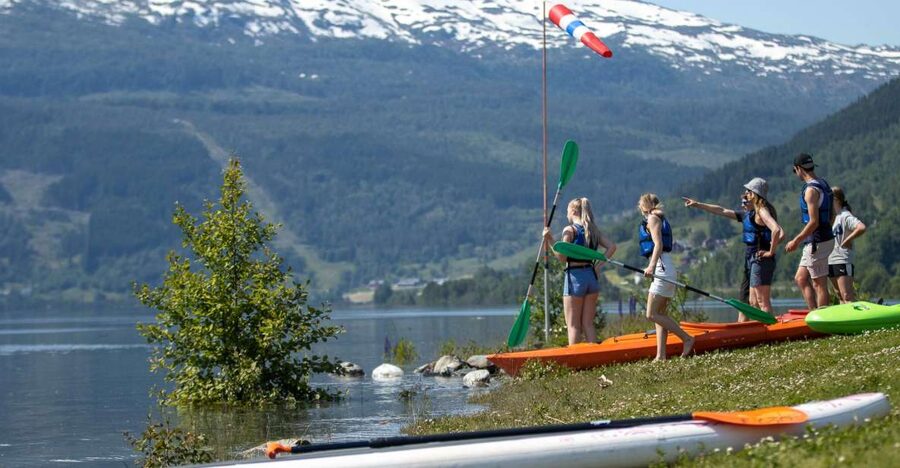 Rental - Sea Kayak - Why Vangsvatnet makes a fine paddling setting