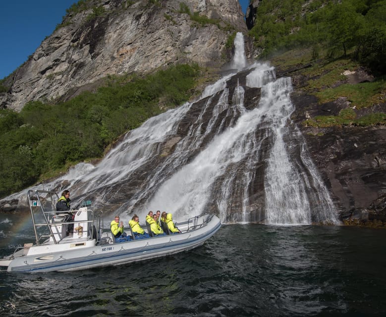 RIB Geiranger - Fjordsafari - Skagefla From Sea Level