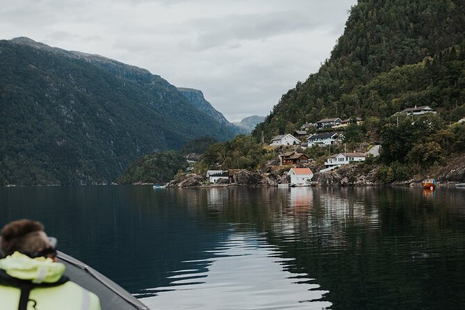 Scenic Hardangerfjord & Fyksesund RIB adventure from Norheimsund - Passing under the Fyksesund Bridge