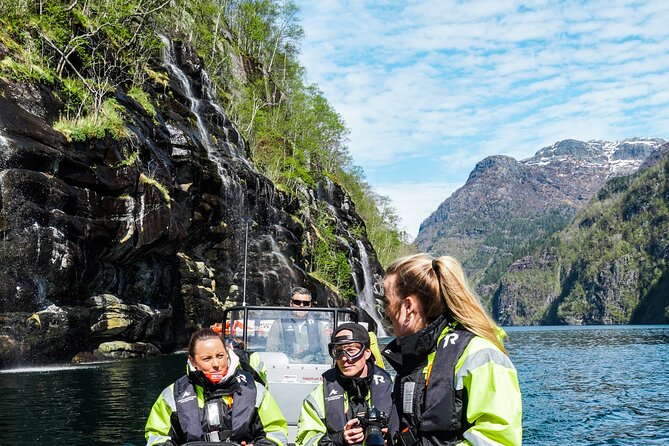 Scenic RIB adventure to Hardangerfjord & Fyksesund from Øystese - Safety gear and comfort on the water