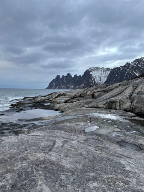 Senja Island: Winter Light Package Deal, 1 Day and 1 Night - Snowshoeing through the Arctic night