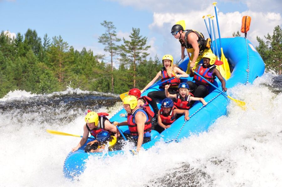 Setesdal, Evje: Family Rafting on the beautiful Otra river - Waterfalls and optional river jumping