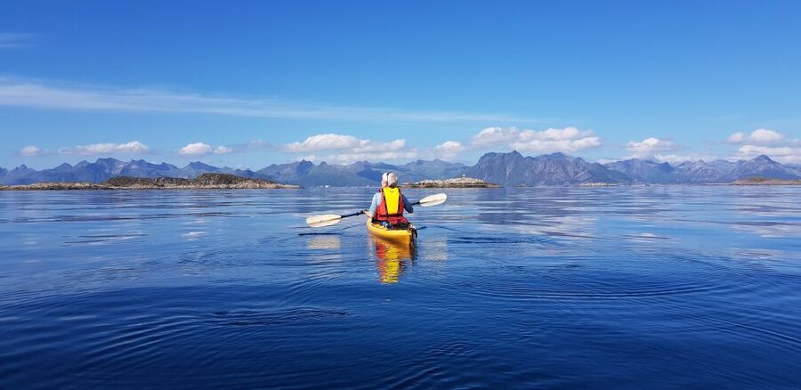 Skrova Island : 3hours Guided Kayak Tour - Watching for sea eagles from the water