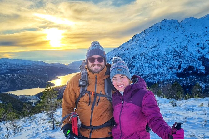 Snowshoe hiking in Bergen - Public tour - From Strandkaien to Gullbotn skiløype