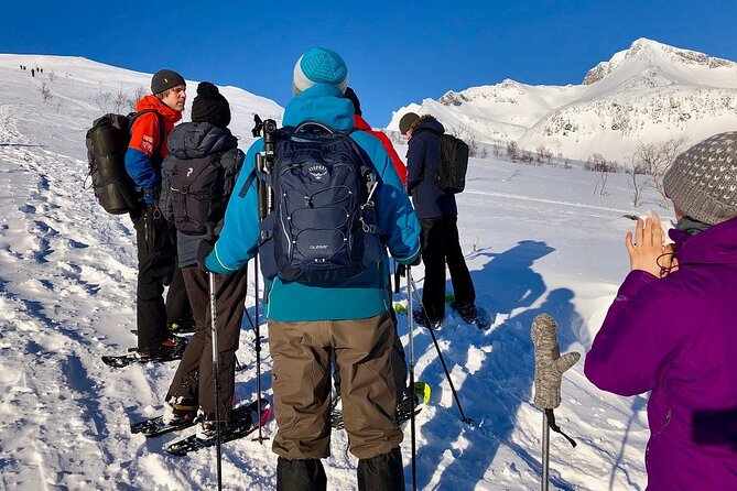 Snowshoe Hill Hike in Tromsø - Summit views over mountains and fjords