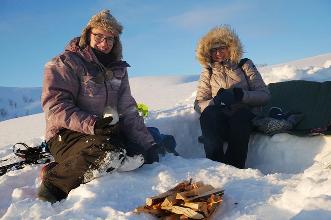 Snowshoeing With A View - The views across the Lyngen Alps and fjords