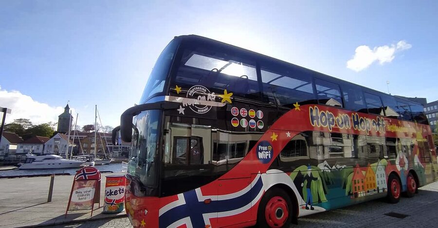 Stavanger: 24-Hour Hop-On Hop-Off Bus Pass - The audio guide, languages, and onboard comfort