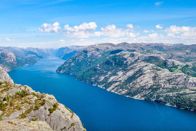 Stavanger: Waterfalls, Caves and Rock Tour By Sea - Hengjane waterfalls, mountain water, and goats