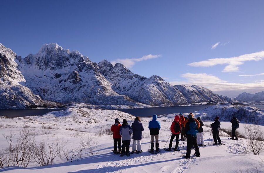 Svolvær: Snowshoe Nature Explorer - Quiet winter country near Svolvær