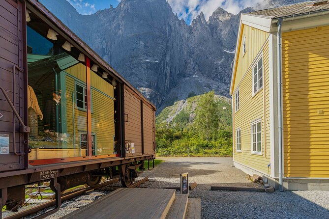 The Golden Train on Rauma Railway in Romsdalen - The return journey adds a second view